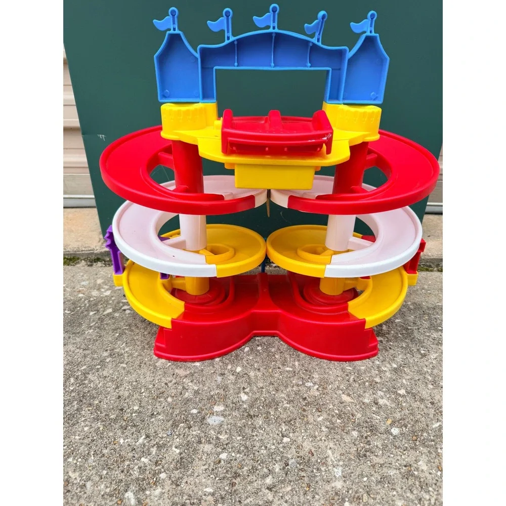 Fisher-Price Little People Toy Story 4 Carnival‎ Spiral Speedway Race Track Toy